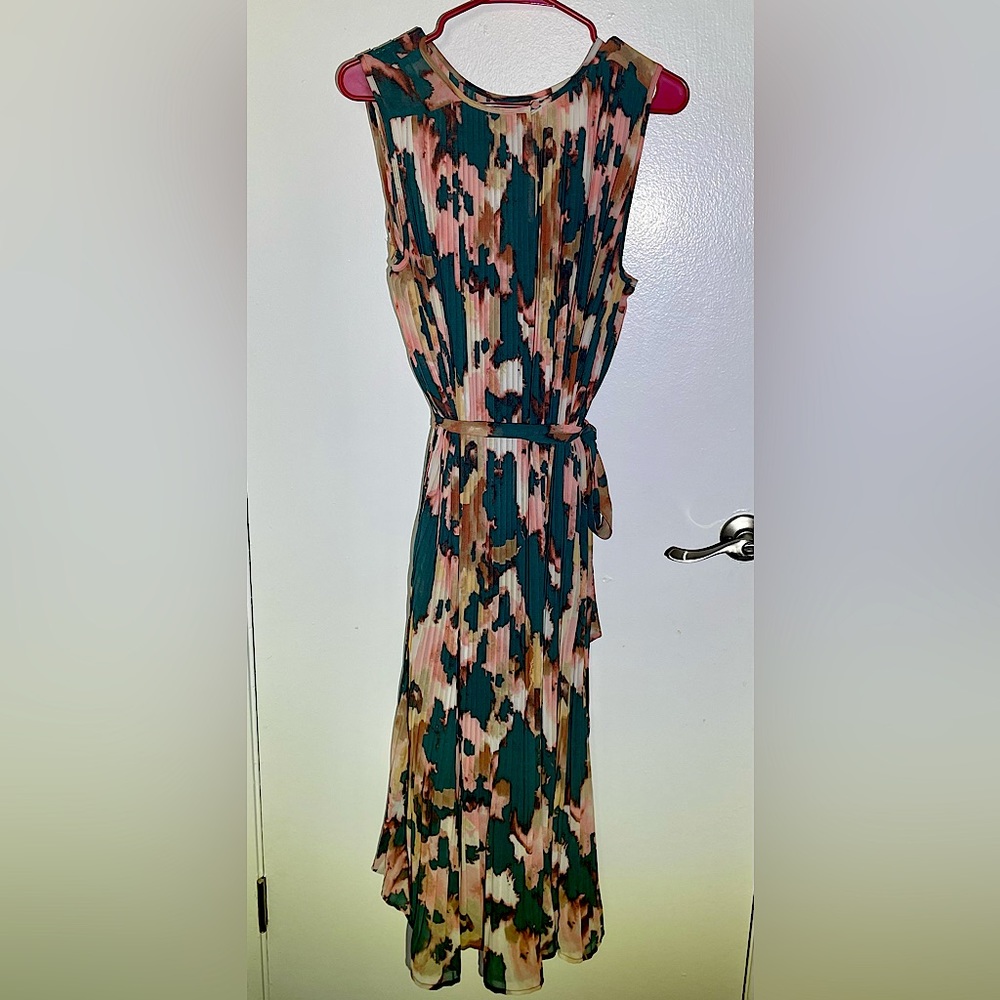 Banana Republic long sleeveless dress multi color size S